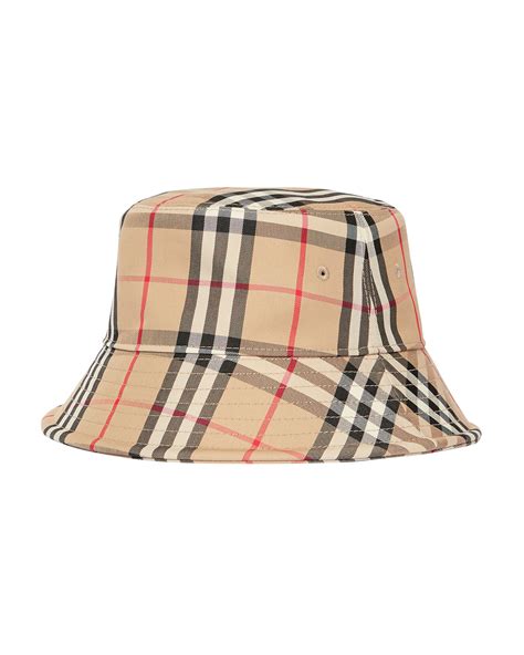 burberry hat men's|burberry check wool bucket hat.